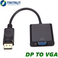 Wholesale DisplayPort Display Port DP to VGA Adapter Cable Male to Female Converter DP2VGA for Tablet PC Computer Laptop HDTV Monitor Projector With Opp Bag