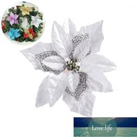Wholesale Christmas Decorations Pc quot Inches Sprinkle Artificial Flower Wedding Party Decor Tree Ornament Sliver Silver1 Factory price expert design Quality Latest Style