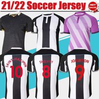 Wholesale 2021 Away Black Soccer Jersey WILSON SHELVEY GAYLE Home Soccer Shirt Men Goalkeeper Purple FRASER RITCHIE Short Sleeve Football Uniforms