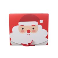 Wholesale 50 off Square Merry Christmas Paper Packaging Box Santa Claus Favor Gift bags Happy New Year Chocolate Candy Boxs Party Supplies S911 jersey
