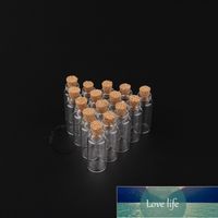 Wholesale Bottles Price ml g Wood Cork Glass Vial Small Clear Decorative Bottle Lovely Wishing Free