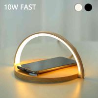 Wholesale 3 in one night light wireless charger for Galaxy S20 S10 S9 S8 Note10 Note9 Note8 iPhone Pro XS Max Pro Mini XR Plus XIAOMI HUAW