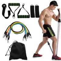 Wholesale Resistance Bands Set Pull Rope Tubes Rubber Band Yoga Exercise Fitness Home Gym Tool