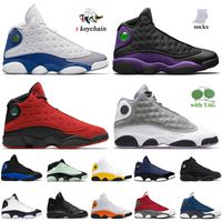 Wholesale High OG Mens Basketball Shoes Jumpman s Brave Women Mens Trainers Sports French Blue Court Purple Reverse Bred Houndstooth Black Cat Obsidian Designer Sneakers