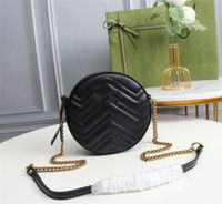 Wholesale Designer Totes Mini Cross Body Chian Shoulder Bag New Women Leather Handbags Marmont Wallets Small Round Bag Messenger Bags Purse v3eS