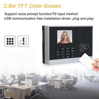 Wholesale 2 in Color Display Time Attendance USB TCP IP ID Card Password Clock In Machine V Fingerprint Access Control