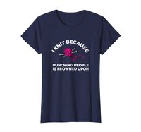 Wholesale Womens Funny Arm Knitting Shirt Punching People Is Frowned Upon