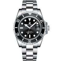 Wholesale Wristwatches Men s Luxury Sport Watch Divers Mechanic Watches For Men Automatic Wrist Man Ceramics Bezel Japan NH35 Movement Fashion