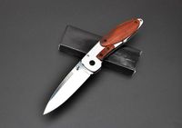 Wholesale Butterfly InKnife DA68 Tactical Pocket Folding Knife Polished Cr15Mov Blade Steel Rosewood Handle Fishing EDC Survival Tool a560