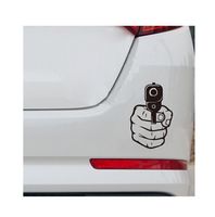 Wholesale Cool gun Car Stickers for Cars scratch cover car fuel tank decal The cap Decoration stickers