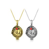Wholesale The Vampire Diaries Necklace Pendant Red Heart Crystal Vintage Vervain Verbena Elena Gilbert For Men And Women Chokers