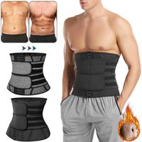 Wholesale Men Waist Trainer Abdomen Slimming Body Shaper Belly Shapers Weight Loss Shapewear Tummy Slim Modeling Belt Girdle Sweat Trimmer