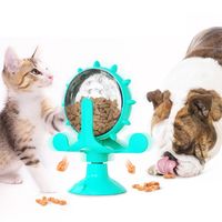 Wholesale Cat and dog toys tease and leak food storage ball automatic feeder plastic Dog Bowls Pet Supplies style T2I52107