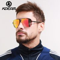 Wholesale Sunglasses quot KDEAM Unbreakable TR90 Sport Men Excellent Outdoor Driving Glasses Suit For Any Face Shades Style Frame Material quot