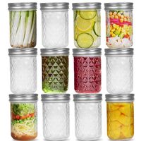 Wholesale Storage Bottles Jars PACK Mason ml Canning With Regular Lids Ideal For Honey Wedding Favors Shower Favors