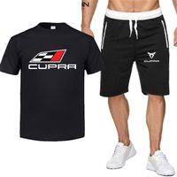 Wholesale Summer Short Sleeved Fashion Men T Shirt suit d Printing T Shirt for Cupra Car Outdoor Sports New Oversized Casual T Shirt