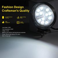 Wholesale Emergency Lights Pc W Inch Round Work Light Offroad LED Front Fog Lamp Lambdoidal Driving For Universal Car Lighting Assorted Color