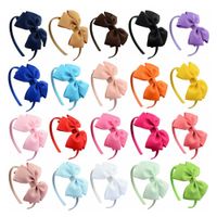 Wholesale Baby Girl Kids Fashion Hair Hoops Hairbands Headwraps Girls Lovely Cute Bow Headbands Accessories Party Props Children Princess