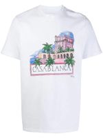 Wholesale Casablanca Crew Neck Cotton T shirt Summer Clothing Gift Unique Men s Short Sleeve T Shirts