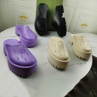Wholesale Top designers Women Candy colors Clear High Heel sandal Stilettos shoe Summer womens slippers slides Ladies Hollow G Platform Sandals size