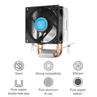 Wholesale Fans Coolings CPU Air Cooler POLAR ICEFLOW With Black Blade PWM Quiet Fan Heatpipes Aluminum Fins For AMD LGA