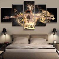 Wholesale Canvas Wall Art Home Decoration Painting Poster Panel One Piece Character For Living Room Modern HD Pictures Printed Frame