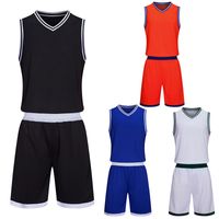 Wholesale Cheap College Basketball Uniforms For Men Kid Wear DIY Custom New Male Children Basketball Jersey Suits Top Sport Clothes