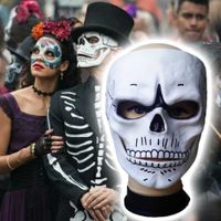 Wholesale Movie JAMES BOND Spectre Mask Skull Skeleton Scary Halloween Carnival Cosplay Costume Masquerade Ghost Party Resin Masks