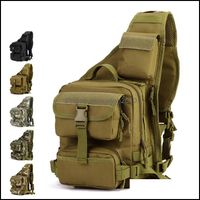 Wholesale Outdoor Sports Outdoorsoutdoor Bags Men Mti Function Ranger Backpack Molle System Tactical Shoder Bag Cam Chest Messenger Equipment Drop D