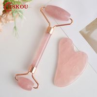 Wholesale Full Body Massager HSKOU Guasha Acupoint Massage Scraping Board Rose Beeswax Face Eye Care Gua Sha Skin Lifting Wrinkle Remover Beauty Tool