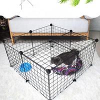 Wholesale Kennels Pens DIY Pet Fences Dog Cage Playpen Iron Net Cat Puppy Kennel House Animal Bird Guinea Pigs Isolation Fence Sleeping Room