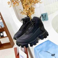 Wholesale Triangle Catwalk shoes Label Spelling Color Thick Bottom High Top Old Daddy Shoes Couple Models Female Leather Lace up Gear Casual Trainers Sneakers