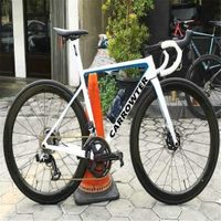Wholesale Carrowter V3Rs Disc White Carbon Road Complete bike with R7020 R8020 disk groupset mm disc Carbon wheelset