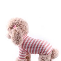 Wholesale Pet Dog Striped T shirt Vest Cat Clothes Puppy Shirt Chihuahua Poodle Yorkshire Terrier Dog Clothes Pet Clothing V2
