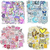 Wholesale 200 stickers sheets bag water bottle laptop decals vsco athetic stickers suitable for girls adults cool girls EL7PQ2KN