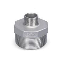 Wholesale Watering Equipments Stainless Steel Pipe Fitting Connector S60 To quot Male Thread Elbow Bujoint Adapter Coupler Plumbing Fittings