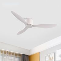 Wholesale Ceiling Fans Modern Black White Low Floor DC Motor W With Remote Control Simple Fan Without Light Home V