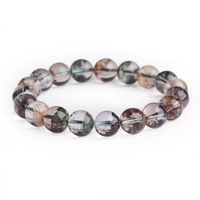 Wholesale Multicolor Ghost Natural Crystal Bracelets mm Round Bead For Men Women Gift Blessing Bracelet Jewelry Beaded Strands