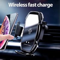 Wholesale A5S Car Wireless Charger Holder Automatic Sensor Phone Holders Mobile Stand Mount Wholea52a26