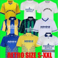 Wholesale Retro LEEDS Soccer Jersey HASSELBAINK united SMITH KEWELL home yeboah away HOPKIN Classic vintage ancient Football shirt tops