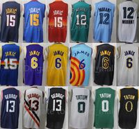 Wholesale Team Basketball Ja Morant Jersey LeBron James Nikola Jayson Tatum Paul George Harden Kawhi Leonard Stitched Good Man Wear Sport Uniform Shirt