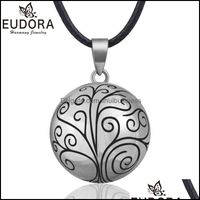 Wholesale Pendant Necklaces Pendants Jewelry Eudora Harmony Ball Necklace Tree Chime Bola For Women Fashion Gift Mexican Pregnancy Chain B316 Y122