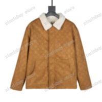 Wholesale 21ss mens women designers Jackets paris Granular velvet embroidery clothes streetwear Coats Outerwear long sleeve men Clothing brown S XL