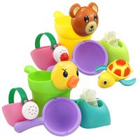 Wholesale Kids Shower Bath Toys Cute Yellow Duck Waterwheel Elephant Toys Baby Faucet Bathing Water Spray Tool Dabbling Toy Dropshipping Y2