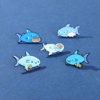 Wholesale Exquisite Ocean World Series Brooch Creative Cartoon Little Fish Modeling Paint Badge Clothes Accessories