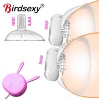 Wholesale Nxy Sex Vibrators Nipple Clitoris Stimulation Breast Enlargement Vibrator Pump Bra Massager Sucker Masturbation Tools Toys for Women