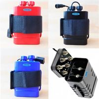 Wholesale 18650 Battery Storage Boxes Pack Case Waterproof V USB DC Charging Power Bank Box for Led Bike Bicycle Lighta58a14 a34