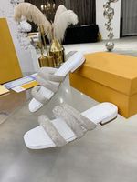 Wholesale Dress Shoes APPEAL MULES Slippers Ladies Sexy Letter High Heels Sex Wedding Party Luxury Women s Size