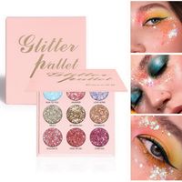 Wholesale CmaaDu Color Glitter Eyeshadow Palette Shimmer Metallic Full Coverage Illuminate and Enhance Your Features Coloris Beauty Makeup Eye Shadow