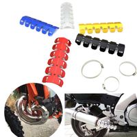 Wholesale Motorcycle Exhaust System Muffler Pipe Protector Metal Heat Shield Cover With Clamp Motorcycles Equipments